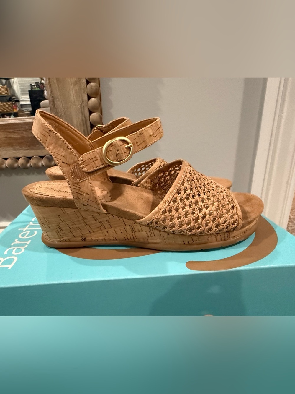 Baretraps Fernelle Cork Wedge Sandals